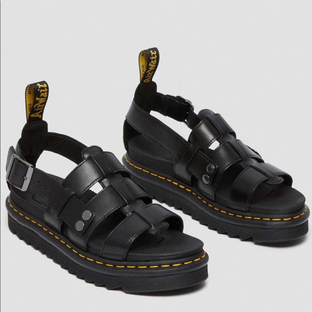 Dr MARTENS TERRY BLACK BRANDO Size: 9 - Picture 6 of 10